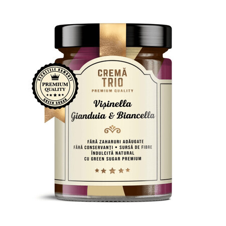 Trio Visinella, Gianduia &amp; Biancella Schokoladenaufstrich, 350 g, Remedia