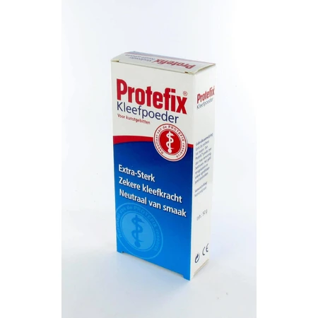 Protefix kunstgebitfixeerpoeder extra sterk neutrale smaak, 50 g