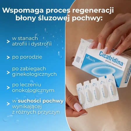 Cicatridina vaginal ovules, 10 pieces, Miralex