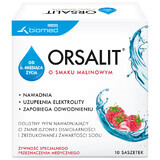 Orsalit, raspberry flavor, 4.87 gx 10 sachets