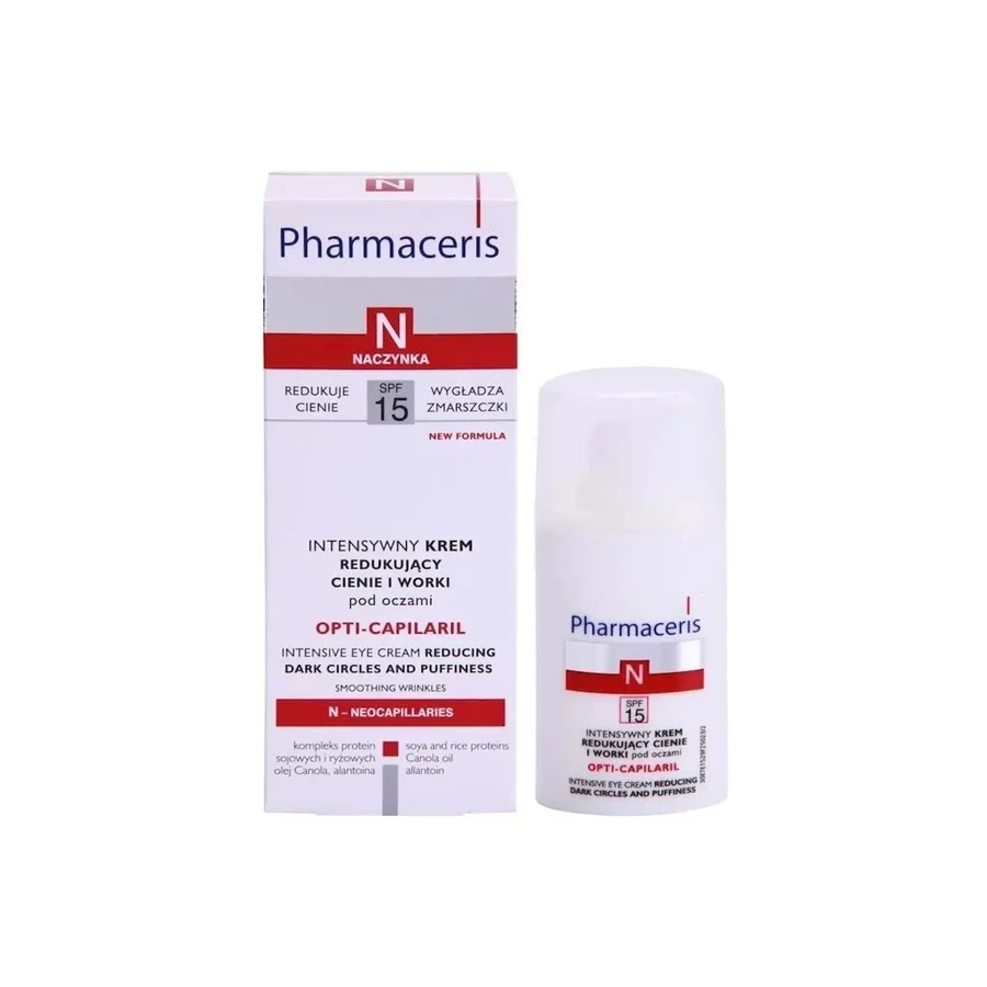 Pharmaceris N Opti-Capilaril, Intensive Augencreme SPF 15, 15 ml