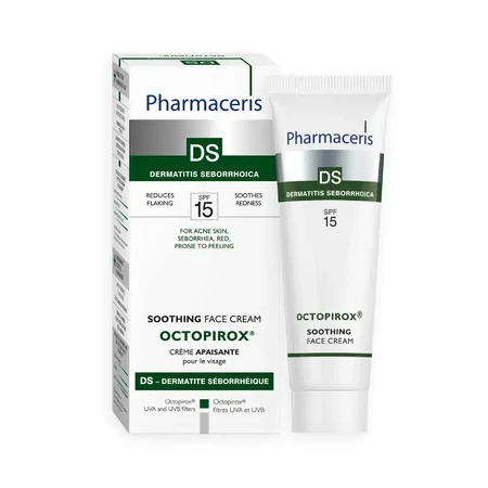 Pharmaceris DS Octopirox, verzachtende gezichtscrème, SPF 15, 30 ml