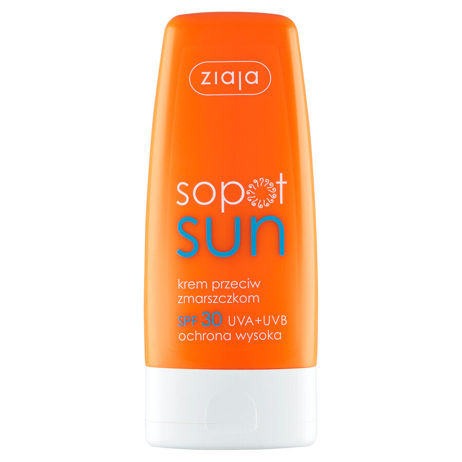 Ziaja Sopot Sun, Cremă antirid, SPF 30, 60 ml