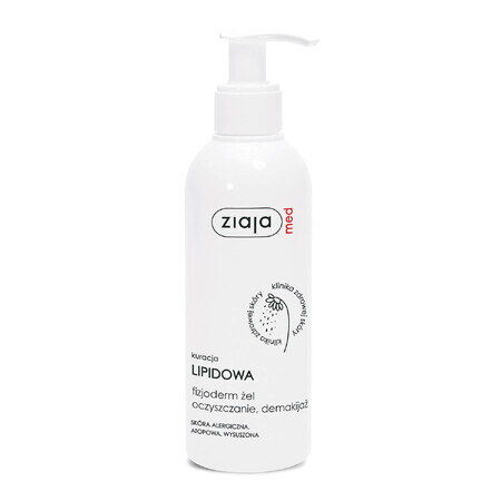 Ziaja Med, Lipidowa, Physiologisches Reinigungsgel zur Make-up-Entfernung, 200 ml