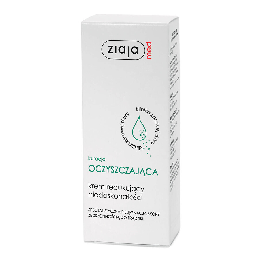 Ziaja Med Cleansing Treatment, Cremă pentru reducerea imperfecțiunilor, 50 ml