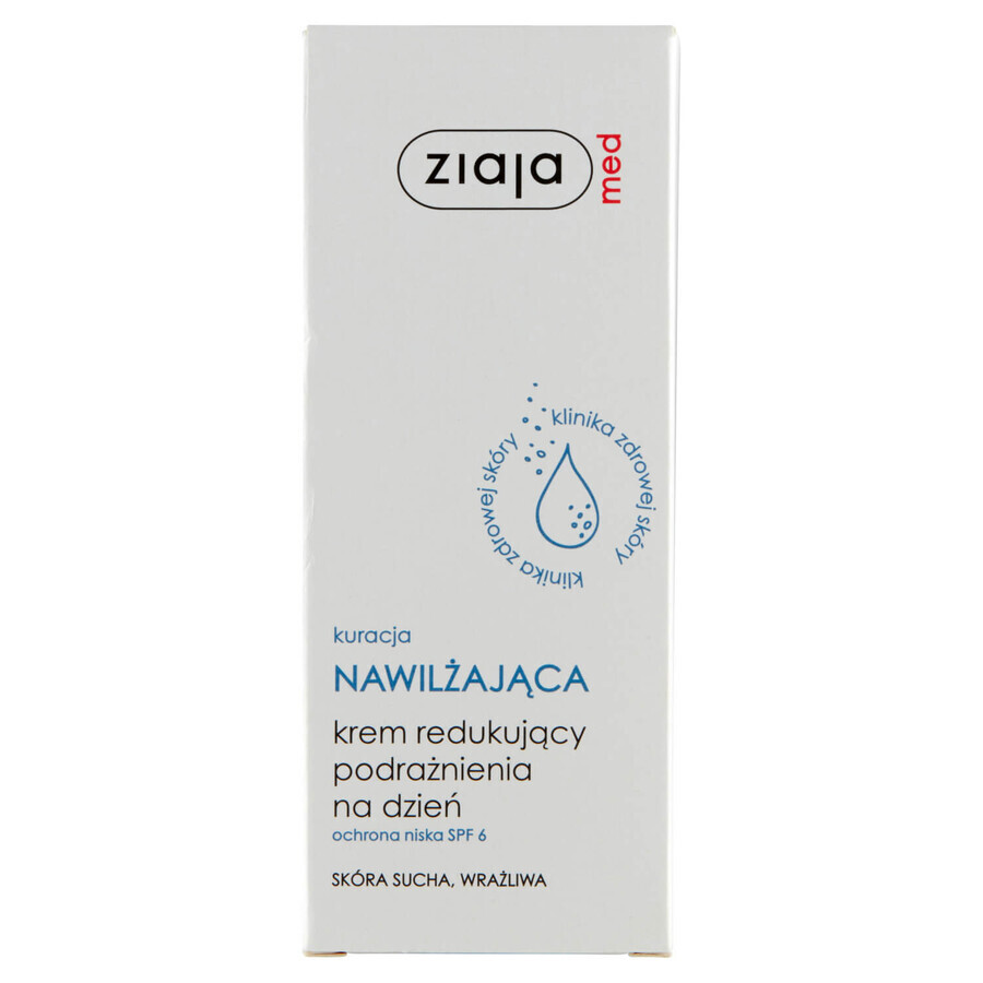 Ziaja Med, Cremă de zi hidratantă care reduce iritațiile, 50 ml