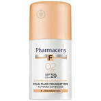 Pharmaceris F Coverage-Correction, fluid cu acoperire fină, 02 Sand, SPF 20, 30 ml