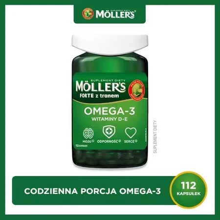 Möller's Fish Oil Forte Omega-3, 112 capsules