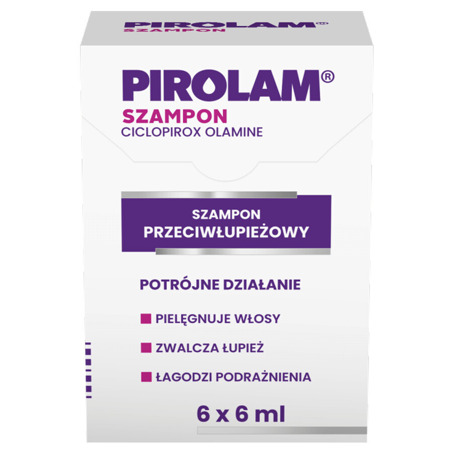 Pirolam Szampon, 6 x 6 ml