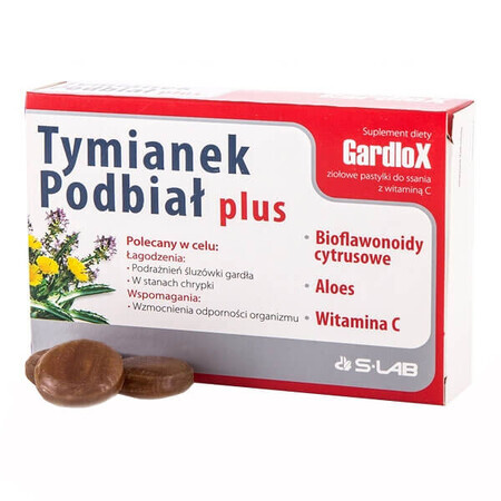 Thymian  amp; Spitzwegerich Plus Halsbonbons - 24 Stk.