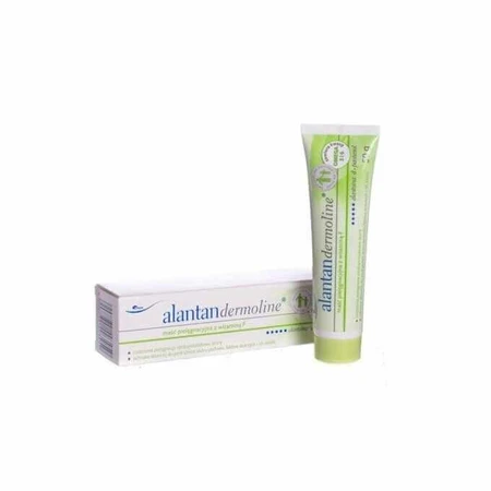 Alantan Dermoline, unguento curativo con vitamina F, pelle dell'area del pannolino, 50 g