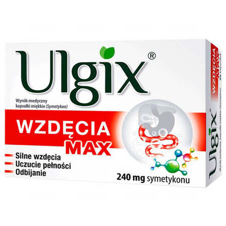 Ulgix Bloating Max 240 mg, 30 Weichkapseln