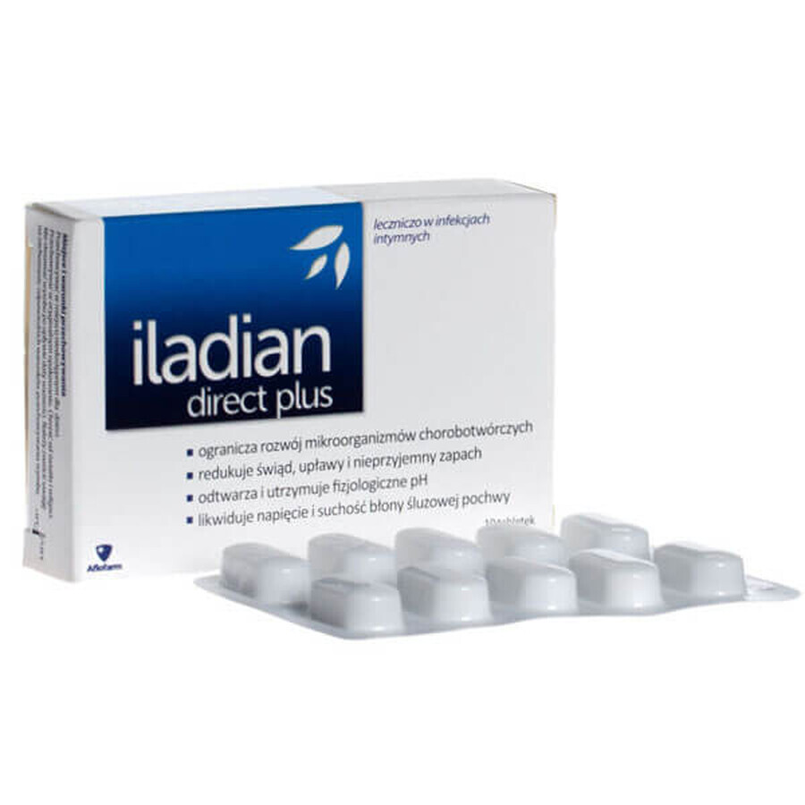 Iladian Direct Plus, 10 Vaginaltabletten