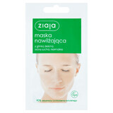 Ziaja, mascarilla facial hidratante con arcilla verde, 7 ml