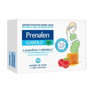 Prenalen Throat, mit Propolis und Vitamin C, 16 Lutschtabletten