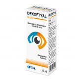 Dexoftyal MD, moisturizing and regenerating eye drops, 15 ml