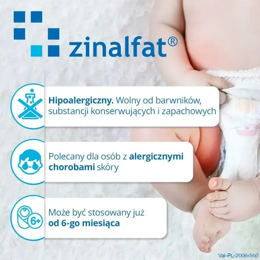 Zinalfat, Beruhigende Regenerierende Creme, 50 ml