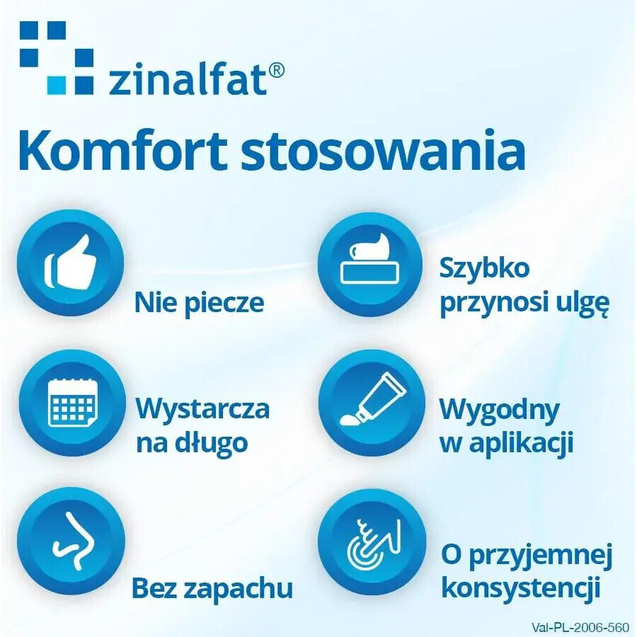 Zinalfat, Beruhigende Regenerierende Creme, 50 ml