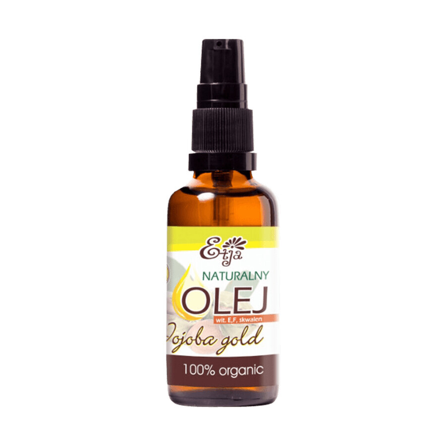 Etja, ulei natural de jojoba Gold Bio, 50 ml