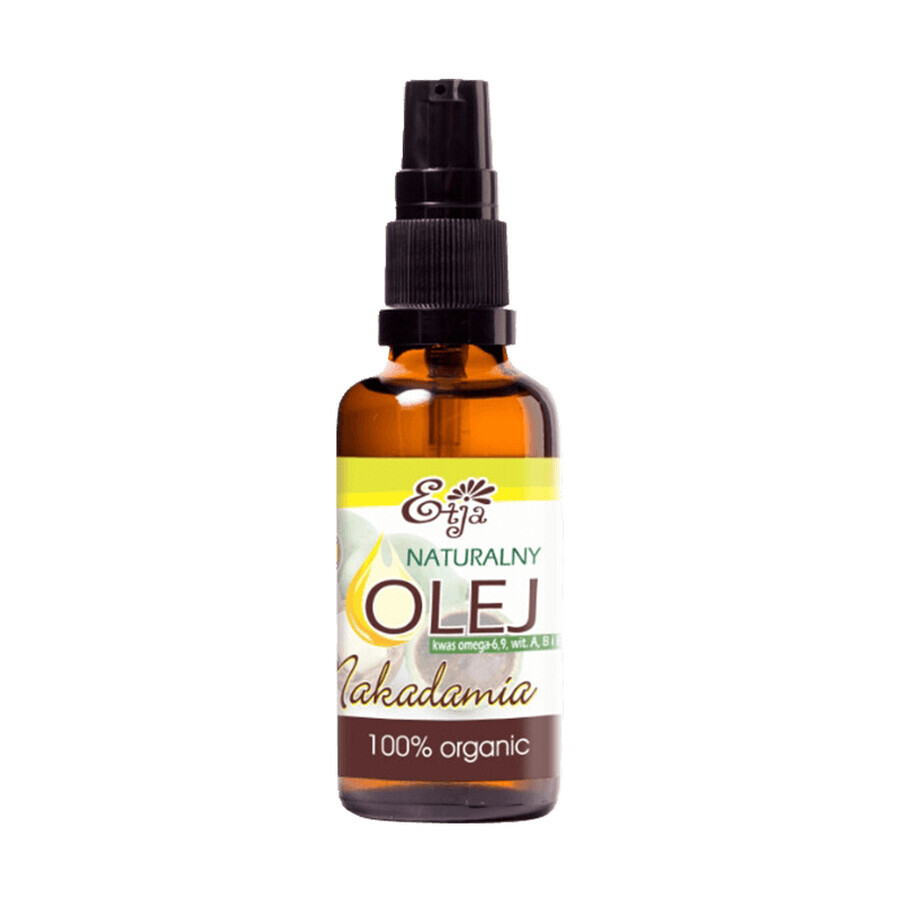 Etja, ulei natural de macadamia, 50 ml