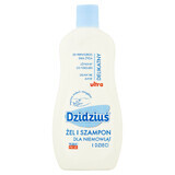 Dzidziuś Ultra Delicate, washing gel and shampoo for babies and children, 500 ml