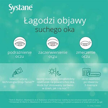 Systane Gel Drops, picături de gel hidratant pentru ochi, 10 ml