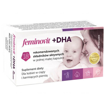 Feminovit + DHA, 30 capsule