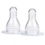 Canpol Babies, flessenspeen, siliconen, rond, maat 2-medium, 2 stuks