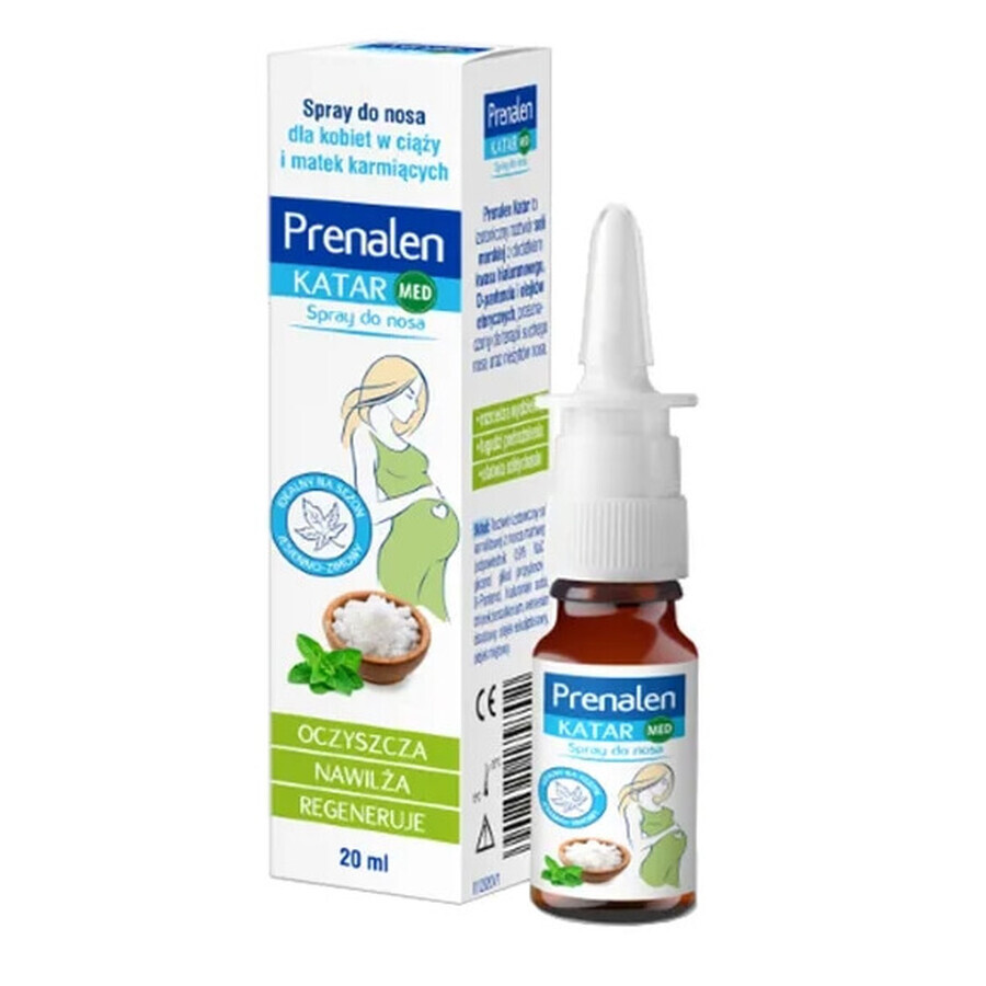 Prenalen Katar Med, neusspray voor zwangere vrouwen en moeders die borstvoeding geven, 20 ml