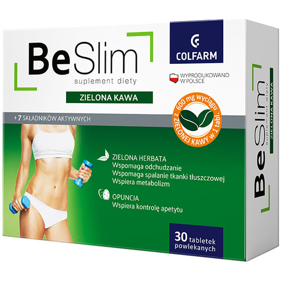 Be Slim Green Coffee, 30 tablets