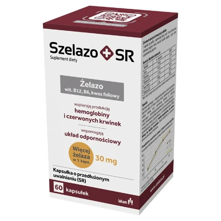 Iron + SR, 60 extended-release capsules