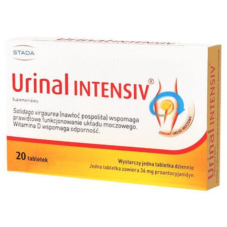 Urinal Intensive, 20 tablets