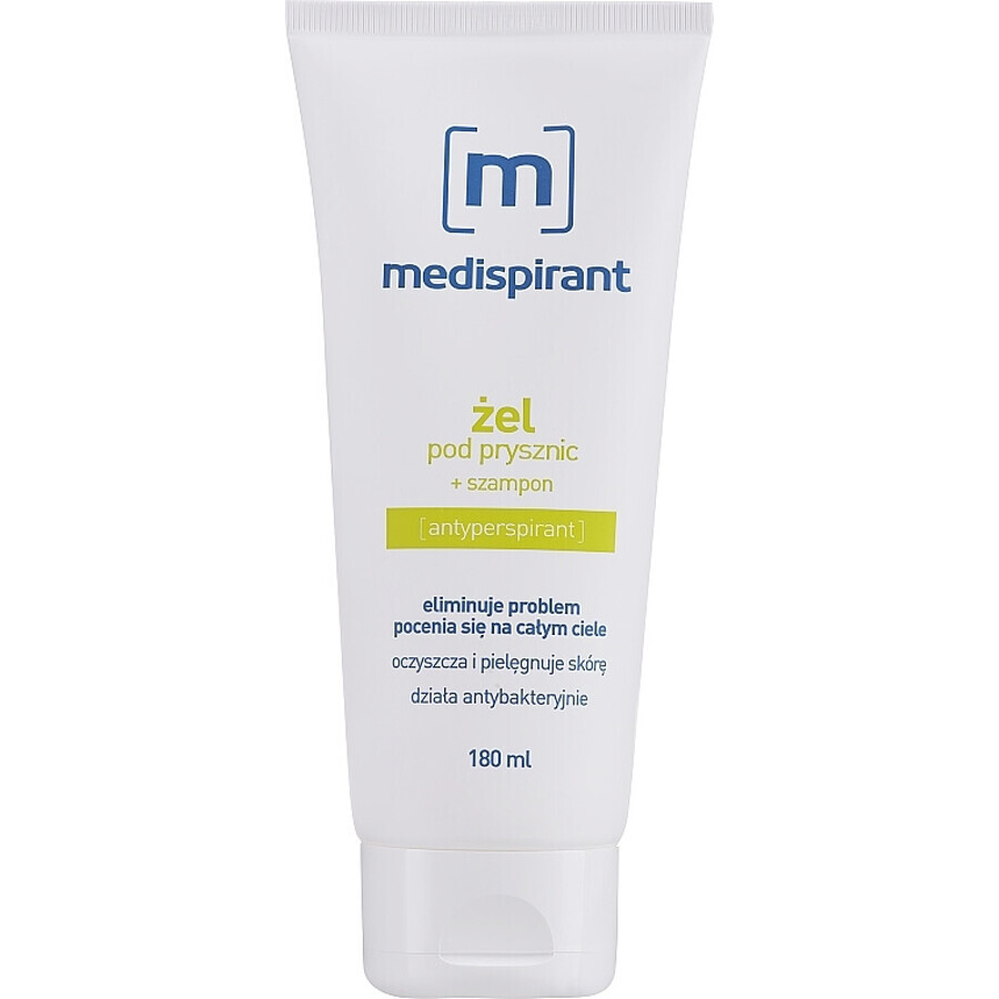 Médispirant, gel douche et shampoing 2en1, 180 ml