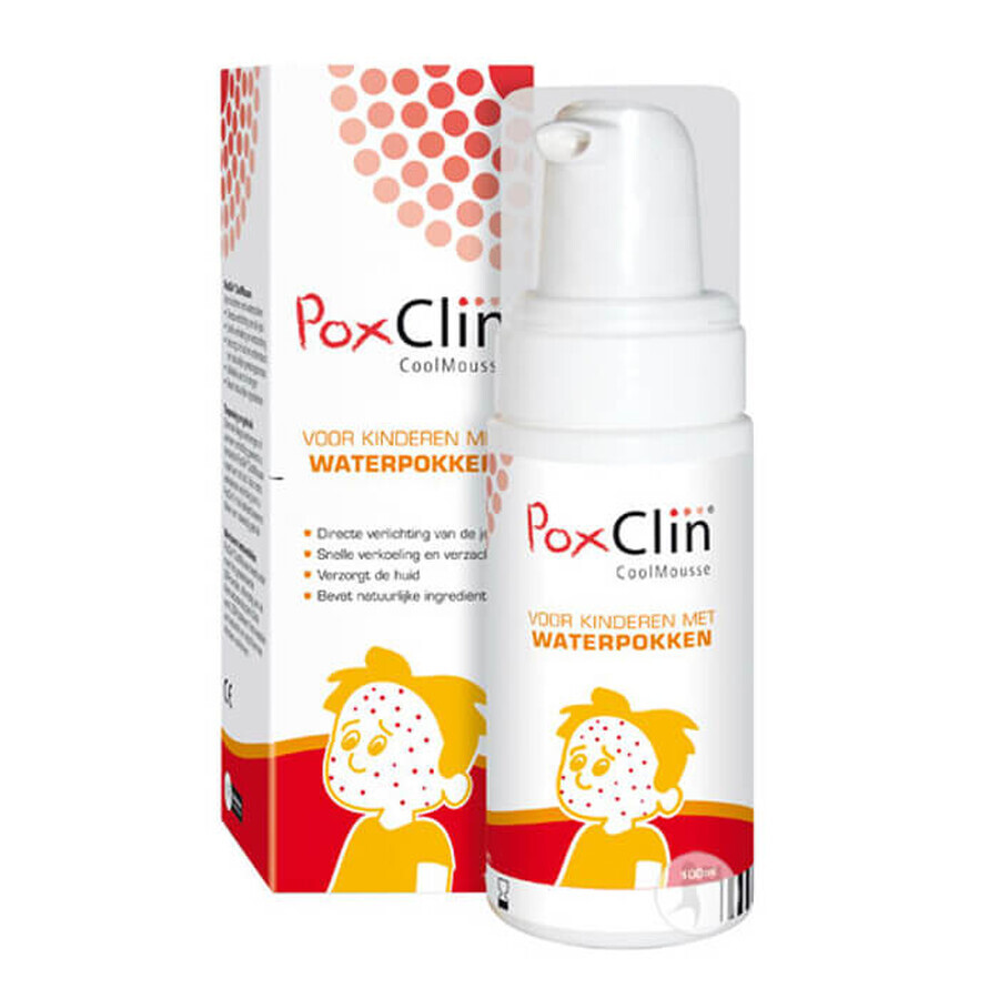 PoxClin CoolMousse, Schaum für Kinder mit Windpocken, 100 ml