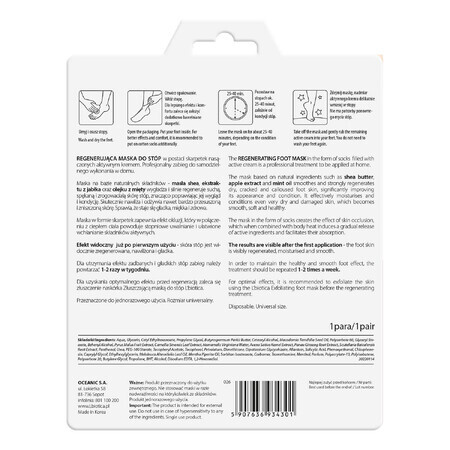 L biotica Fußmaske, regenerierende Fußmasken-Socken 32 ml