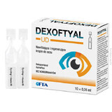 Dexoftyal UD, moisturizing and regenerating eye drops, 0.35 ml x 10 min.