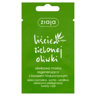 Ziaja Green Olive Leaf Regenerierende Maske mit Hyaluronsäure, 7 ml