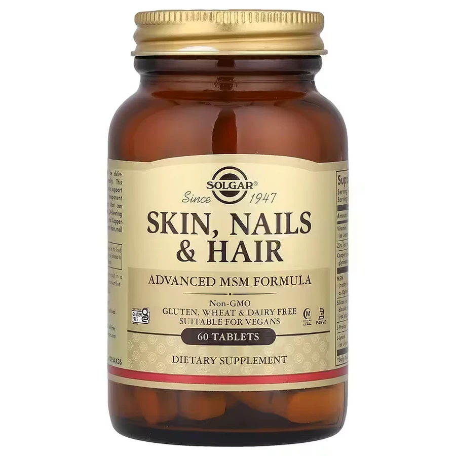 Solgar Hair, Skin, Nails, 60 tablets
