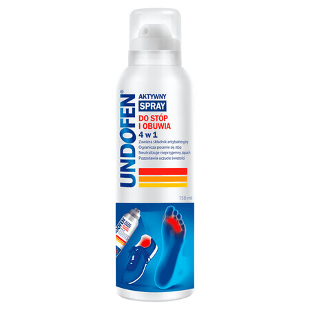 Aktivspray für Füße und Schuhe, 4-in-1, 150ml