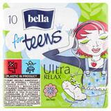 Bella for Teens, Damenbinden mit Flügeln, Ultra Relax, 10 Stück