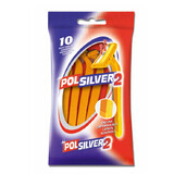 Polsilver, disposable razors, 10 pieces