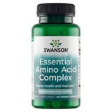 Swanson Essential Amino Acid Complex, AjiPure complex of 9 essential amino acids, 60 vegetable capsules