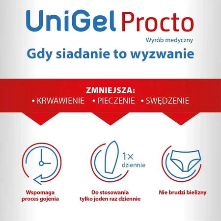 UniGel Procto, supozitoare rectale, 10 bucăți