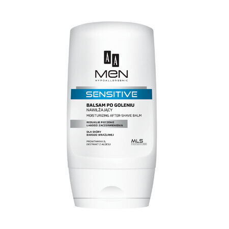 AA Men, Sensitiv, Feuchtigkeitsspendendes After Shave Balsam für sehr empfindliche Haut, 100 ml