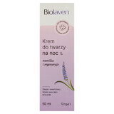 Biolaven, Face cream, moisturizing and regenerating, for the night, 50 ml