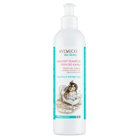 Sylveco Baby 2-in-1 Cremiger Shampoo  amp; Badegel ab der Geburt 300 ml.