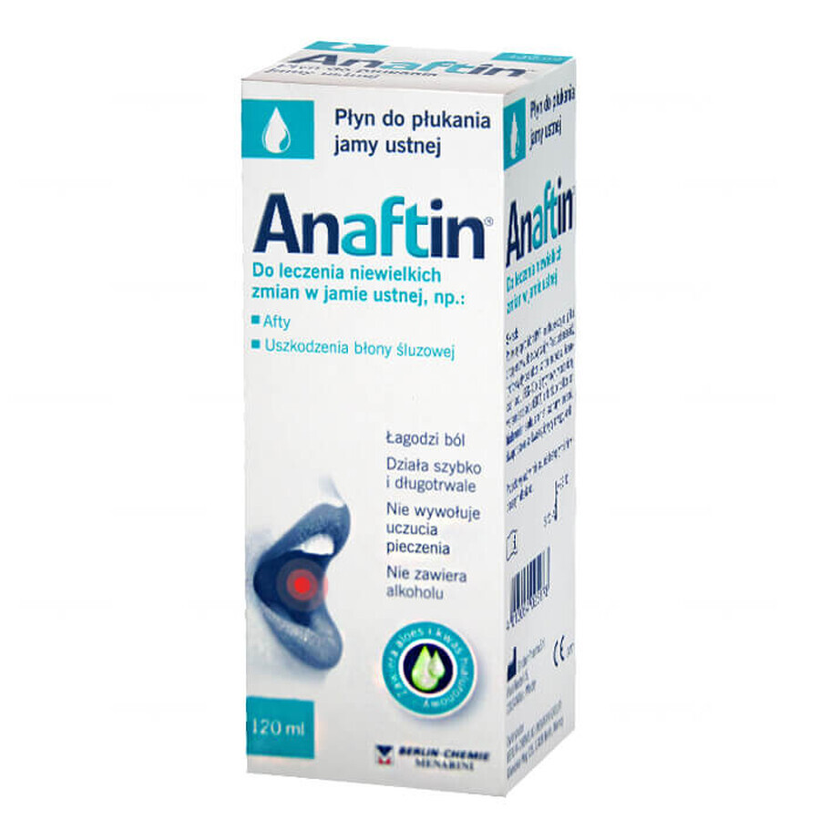 Anaftin Mundspülung, 120ml - Für einen frischen Atem und gesunde Mundhygiene - Jetzt entdecken im Online-Shop!