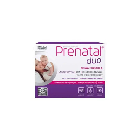 Prenatal Duo, 30 capsule tari + 60 capsule cu gel