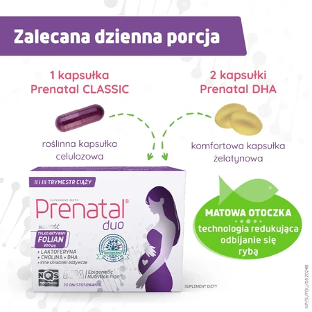 Prenatal Duo, 30 Hartkapseln + 60 Gelkapseln