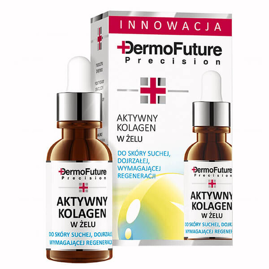 Gel de Colágeno Activo DermoFuture para pieles secas y maduras que necesitan regeneración, 20 ml